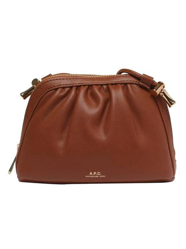 Ninon Small Drawstring Cross Bag Brown - A.P.C. - BALAAN 1