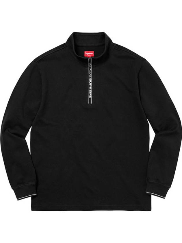 World Famous Half Zip Pullover Black - SUPREME - BALAAN 1