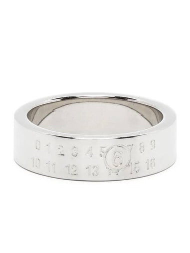 Women’s Numeric Minimal Polished Finish Ring Silver - MAISON MARGIELA - BALAAN 1