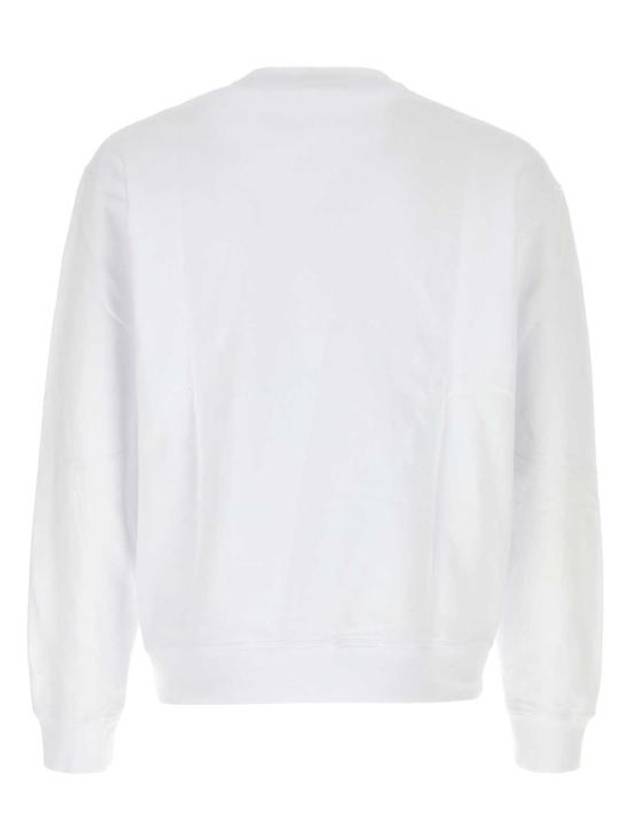 Logo Print Sweatshirt White - DSQUARED2 - BALAAN 3