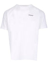 Caravaggio Arrow Logo Slim Short Sleeve T-Shirt White - OFF WHITE - BALAAN.