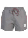 Men's Drawstring Waist Swim Shorts Grey - THOM BROWNE - BALAAN 2