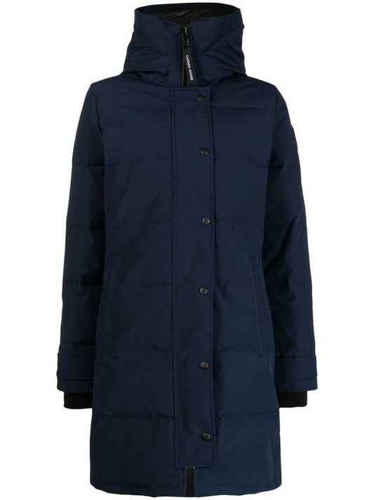 Women's Shelburn SHELBURNE Parka Navy - CANADA GOOSE - BALAAN.