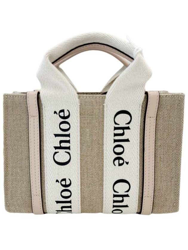 24SS Linen Woody Tote Bag Mini CHC22AP237126 - CHLOE - BALAAN 1