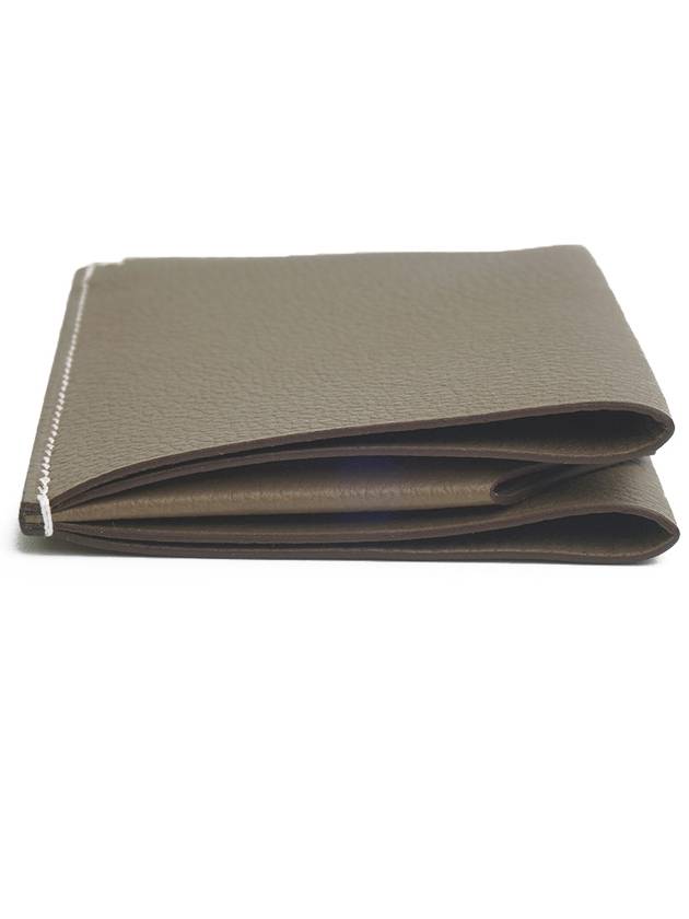 H Sellier 3CC Card Wallet Grey - HERMES - BALAAN 8