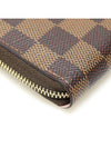 N63070 Damier Eben Canvas Zippy Coin Perth Half Wallet - LOUIS VUITTON - BALAAN 6