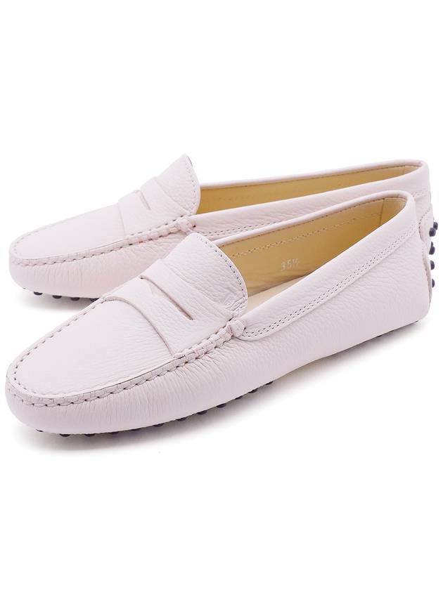 Women's Gommino Leather Driving Shoes Pink - TOD'S - BALAAN 2