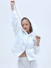 Rabbit Zip Up Hoodie White - ETRE AU SOMMET - BALAAN 4