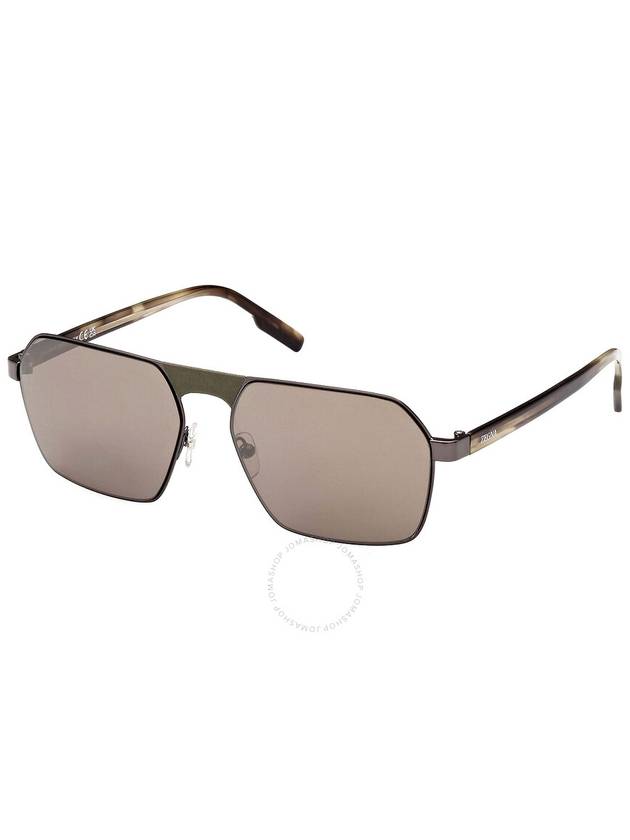 Ermenegildo Zegna Roviex Navigator Men's Sunglasses EZ0210 08J 59 - ERMENEGILDO ZEGNA - BALAAN 1