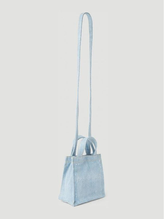 Denim Logo Mini Tote Bag Crossbody Bag - ACNE STUDIOS - BALAAN 2