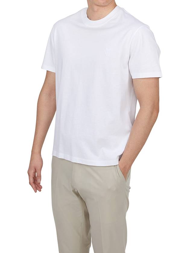 De Coeur Short Sleeve T-Shirt White - AMI - BALAAN 5