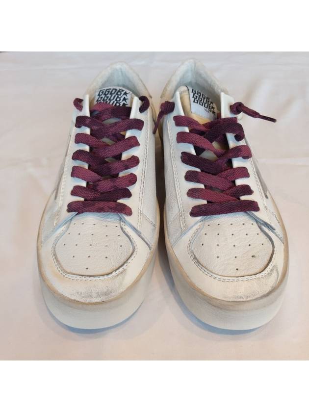 Stardan Leather Low Top Sneakers White - GOLDEN GOOSE - BALAAN 3