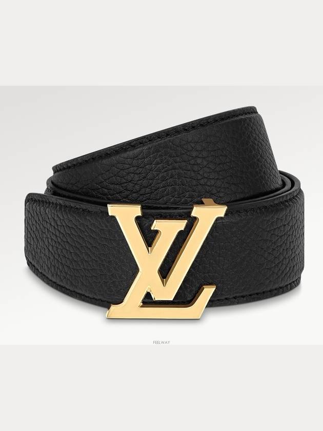 LV Heritage 35MM Reversible Belt Black Bordeaux - LOUIS VUITTON - BALAAN 4