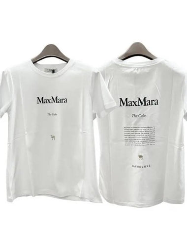 S GILBERT logo print short sleeve t shirt 2399710331600 014 271661 1095377 - MAX MARA - BALAAN 1