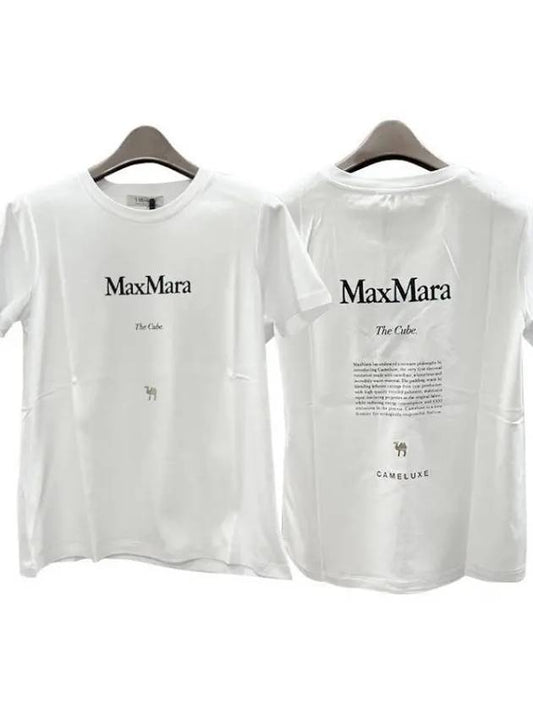 S GILBERT logo print short sleeve t shirt 2399710331600 014 1095377 - MAX MARA - BALAAN 1