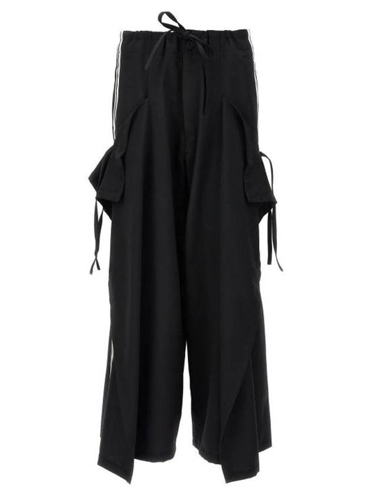 24SS Women's Stripes Pants IN4374BLACK Black BPG - Y-3 - BALAAN 1