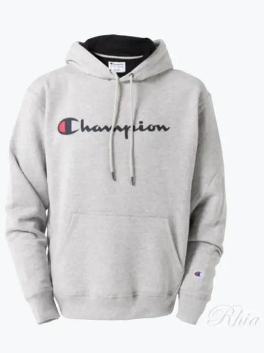 GF89H Y06794 1IC Powerblend Script Graphic Logo Men s Hoodie - CHAMPION - BALAAN 1