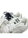 530 SL Suede Mesh Low Top Sneakers White - MIU MIU - BALAAN 7