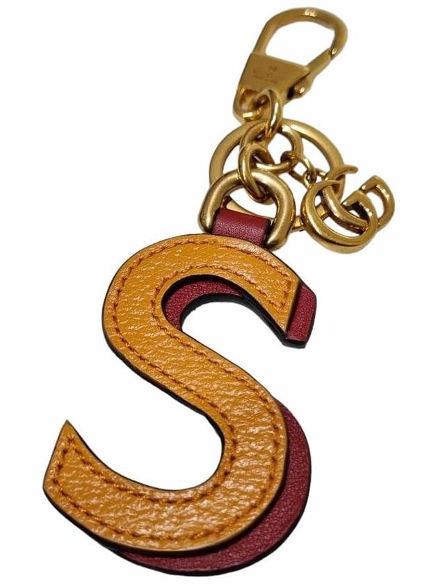 Women s 727656 Gold GG Logo Letter Keychain Key Holder - GUCCI - BALAAN 1