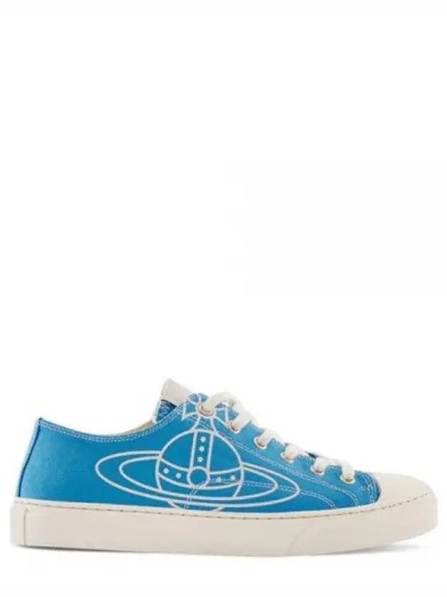 ORB Logo Low Top Sneakers Blue - VIVIENNE WESTWOOD - BALAAN 2