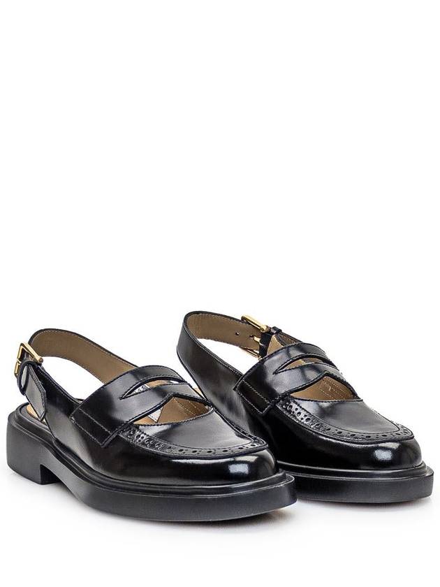 Leather Slingback Penny Loafer FFF172AL0043 - THOM BROWNE - BALAAN 3