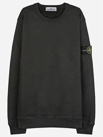 Wappen Patch Crew Neck Cotton Sweatshirt Lead Grey - STONE ISLAND - BALAAN 2