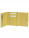 Leather Half Wallet Yellow - BOTTEGA VENETA - BALAAN 5