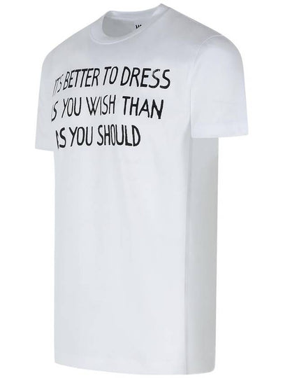 Moschino White Cotton T-Shirt - MOSCHINO - BALAAN 2