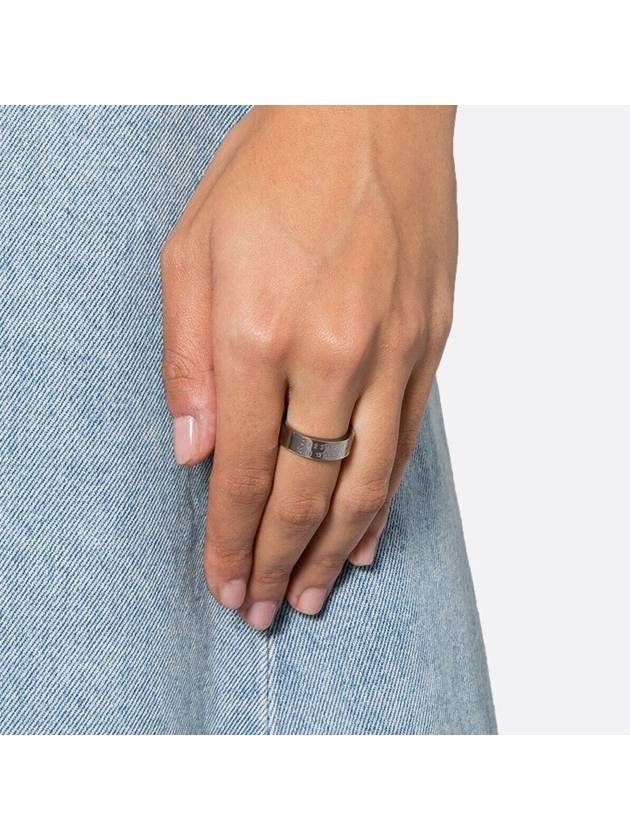 Women’s Numeric Minimal Polished Finish Ring Silver - MAISON MARGIELA - BALAAN 4