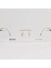 Hugo Boss titanium glasses frame BOSS1266C J5G ultra light rimless - HUGO BOSS - BALAAN 3