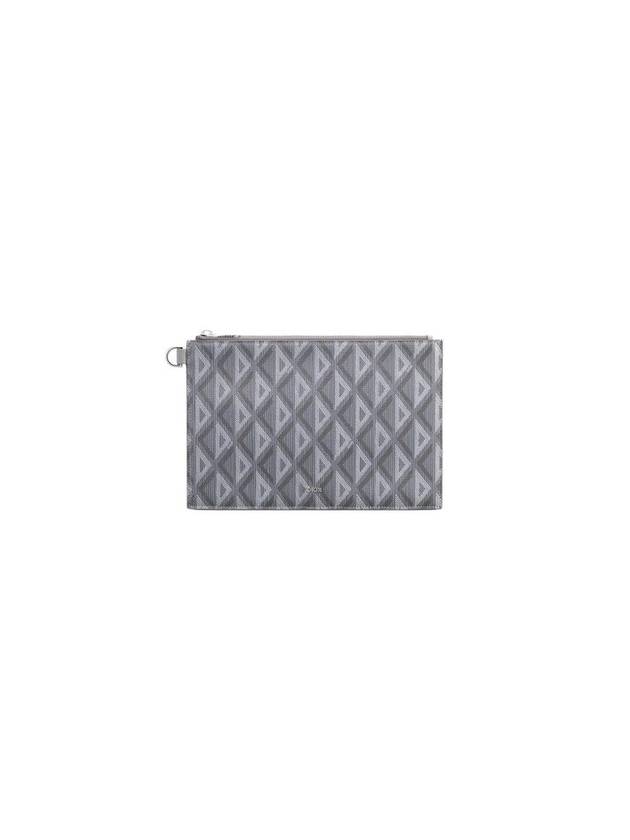 CD Diamond Clutch Bag Grey - DIOR - BALAAN 1