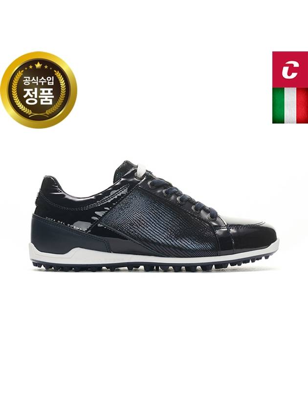 Official Italian handmade golf shoes CALDES NAVY - DUCA DEL COSMA - BALAAN 1