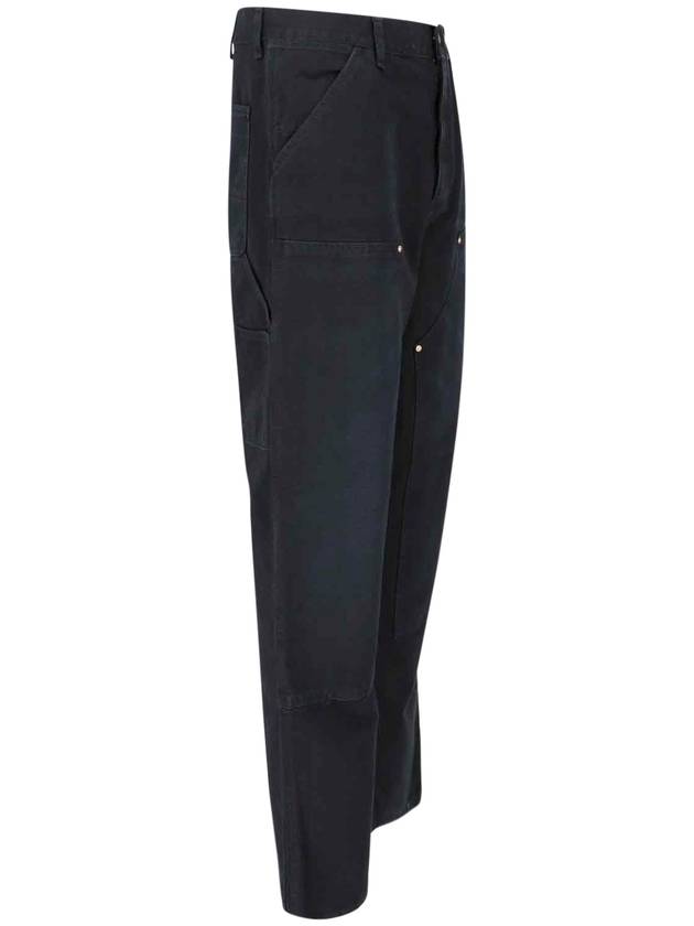 Dearborn Canvas Double Knee Straight Pants Black Aged Canvas - CARHARTT WIP - BALAAN 4