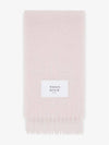 Baby Alpaca Plain Muffler Pink Unisex - MAISON KITSUNE - BALAAN 1