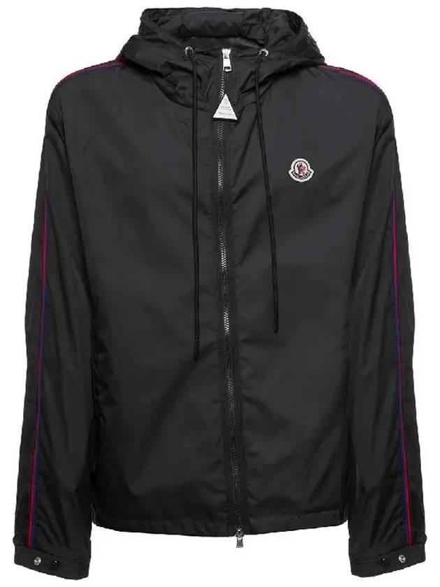 Men's Hattab Hooded Jacket Black - MONCLER - BALAAN 2