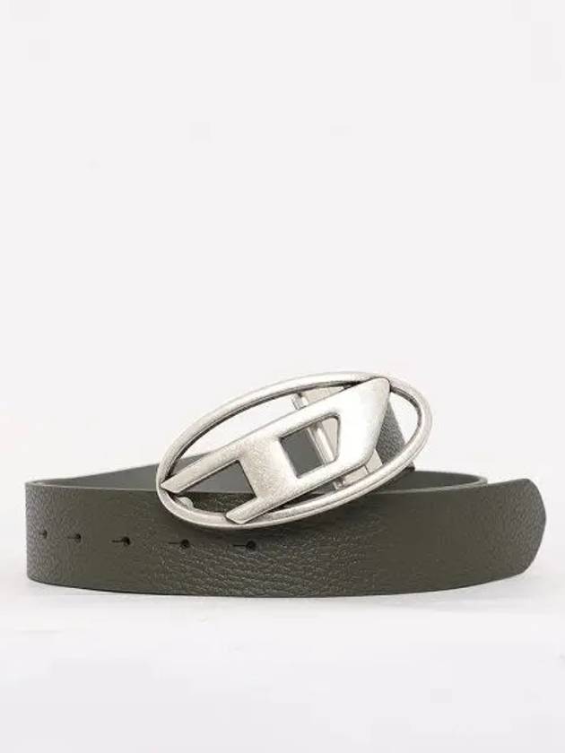 1DR Reversible Logo Leather Belt Black - DIESEL - BALAAN 2