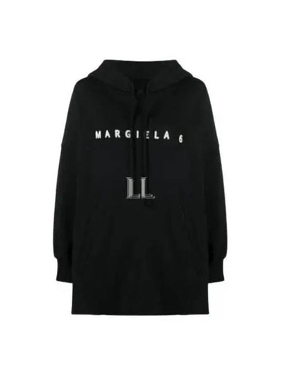 Logo Cotton Over Hoodie Black - MAISON MARGIELA - BALAAN 2