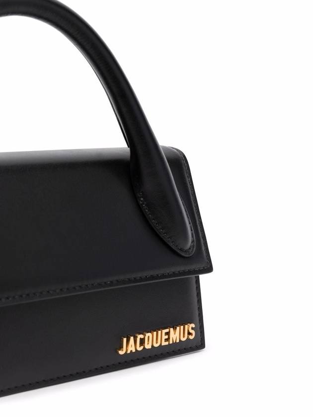 Le Chiquito Leather Tote Bag Black - JACQUEMUS - BALAAN 7