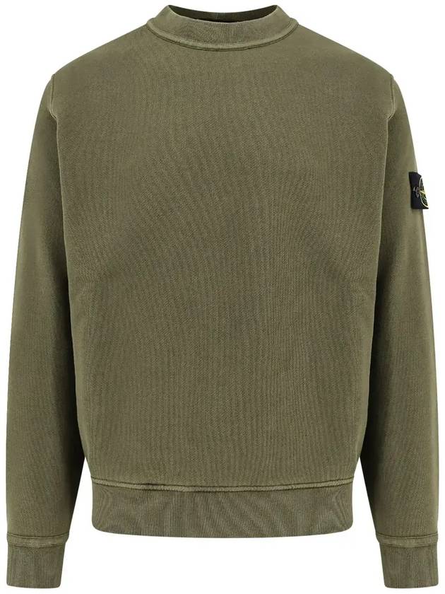 Compass Badge Sweatshirt Green - STONE ISLAND - BALAAN 1