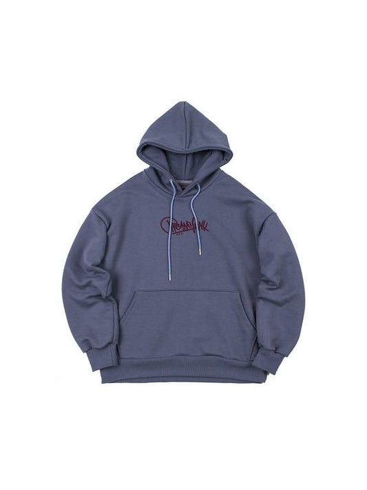 EMB Logo Hoodie Dark Blue - ARCANE FUNK - BALAAN 1