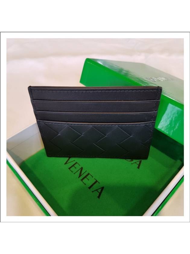 Intrecciato Leather Card Wallet Black - BOTTEGA VENETA - BALAAN 10