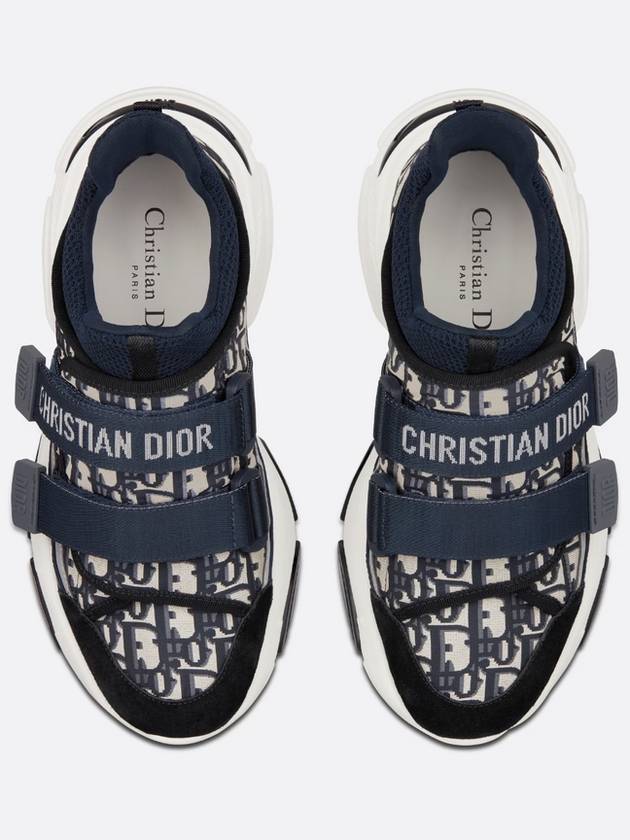 D-Wander Oblique Technical Fabric Low Top Sneakers Deep Blue - DIOR - BALAAN 5