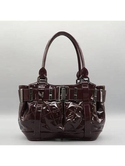 burgundy tote bag - BURBERRY - BALAAN 2