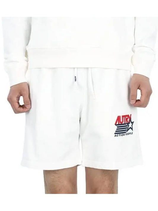 Iconic Logo Shorts White - AUTRY - BALAAN 2