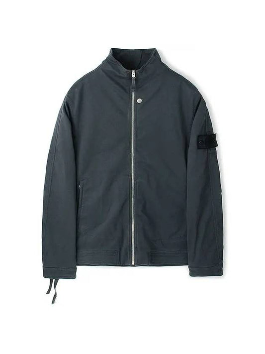 Shadow Waffen Zip-up Jacket Charcoal 771910129 - STONE ISLAND - BALAAN.