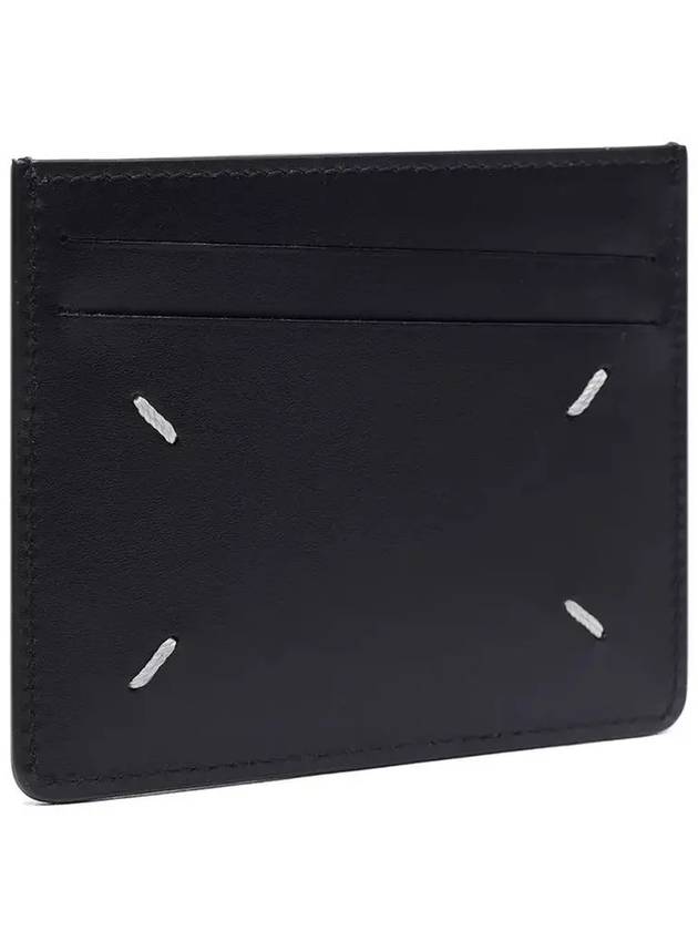 Stitch Diagonal Card Wallet Black - MAISON MARGIELA - BALAAN 3