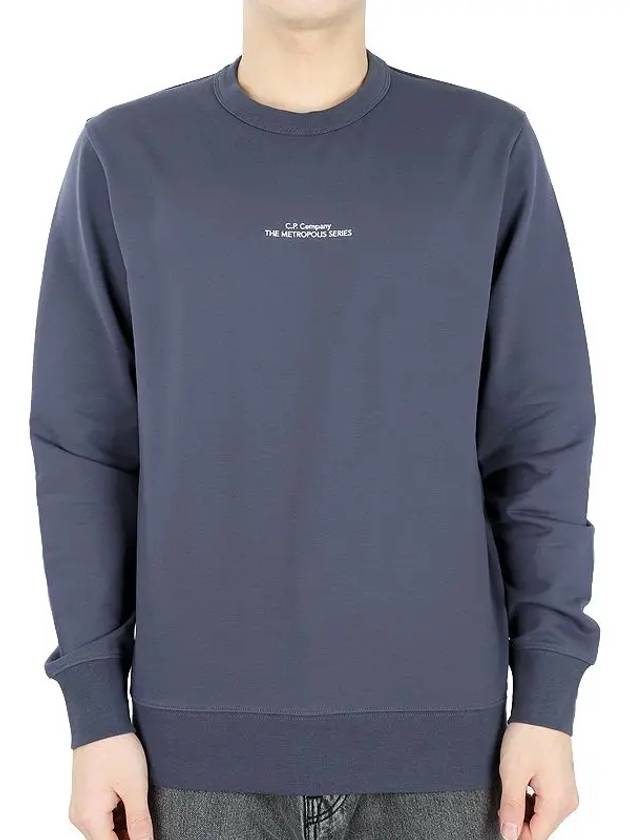 Metropolis logo embroidered sweatshirt - CP COMPANY - BALAAN.