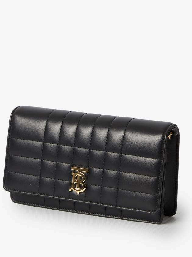 Lola Gold Logo Quilted Mini Cross Bag Black - BURBERRY - BALAAN 4