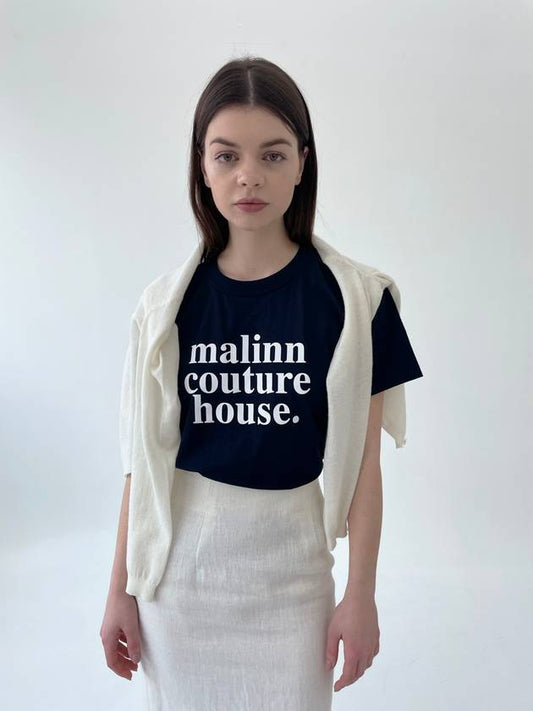 french t shirt dark navy - MALINN - BALAAN 2