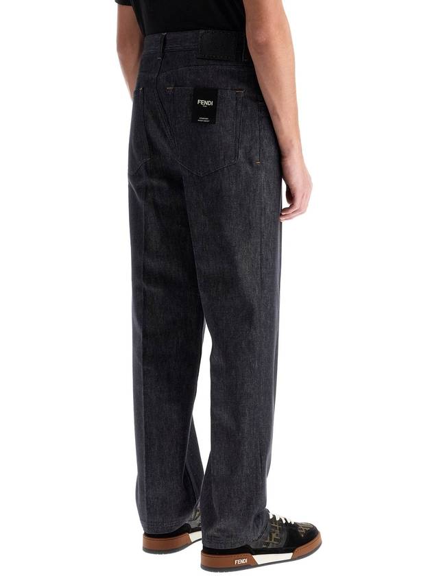 straight cut selleria jeans for men - FENDI - BALAAN 3